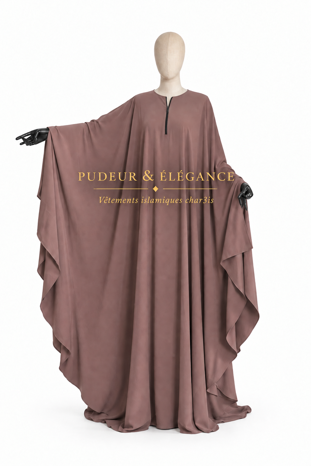 Abaya Farasha Taupe