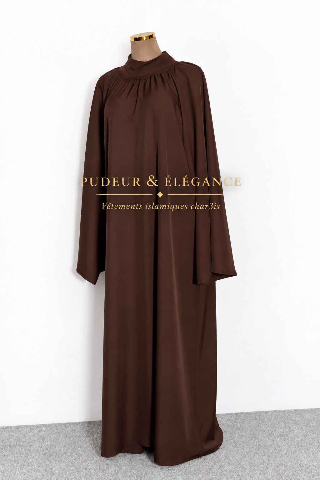 Abaya Marron 2