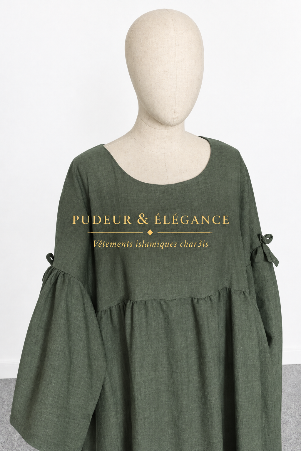 Abaya Verte