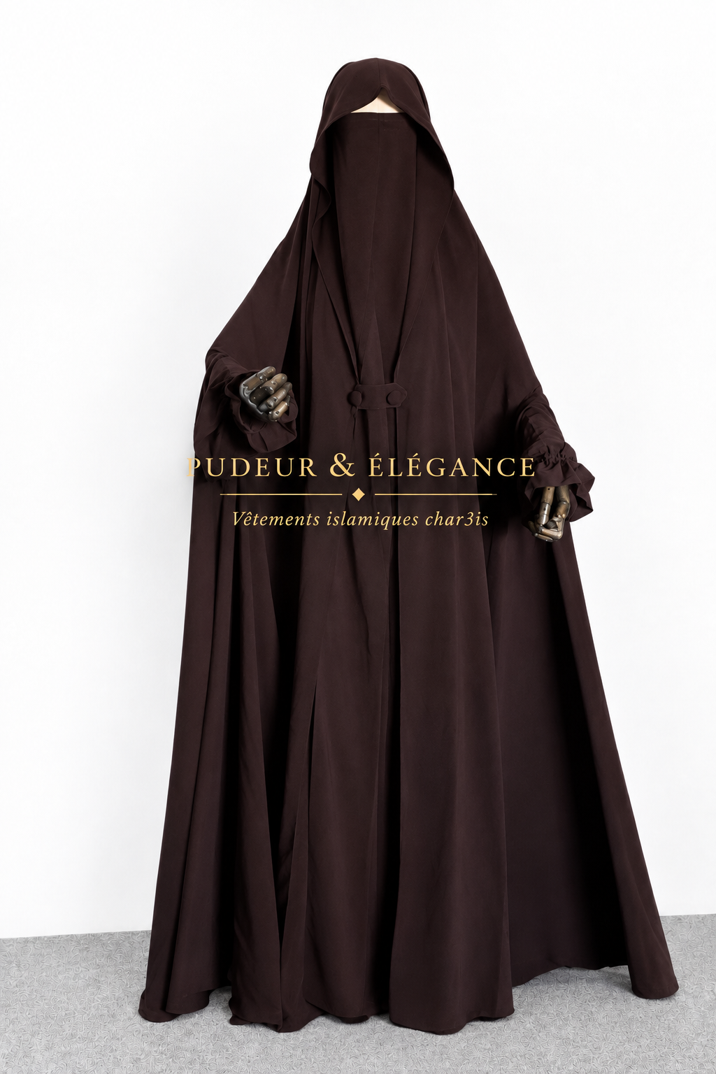 Jilbab Marron Niqab