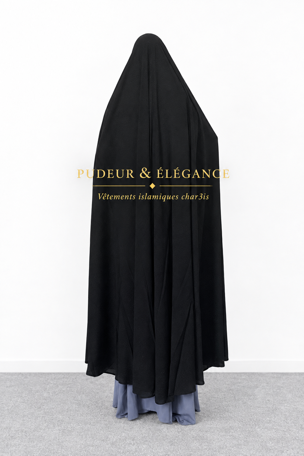 Jilbab Noir Dos