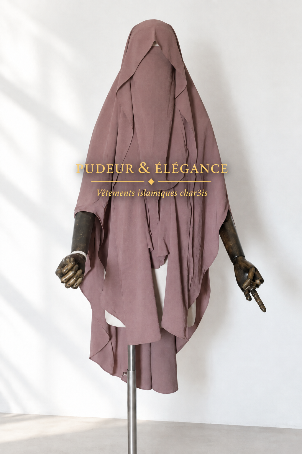 Khimar Rose Poudré