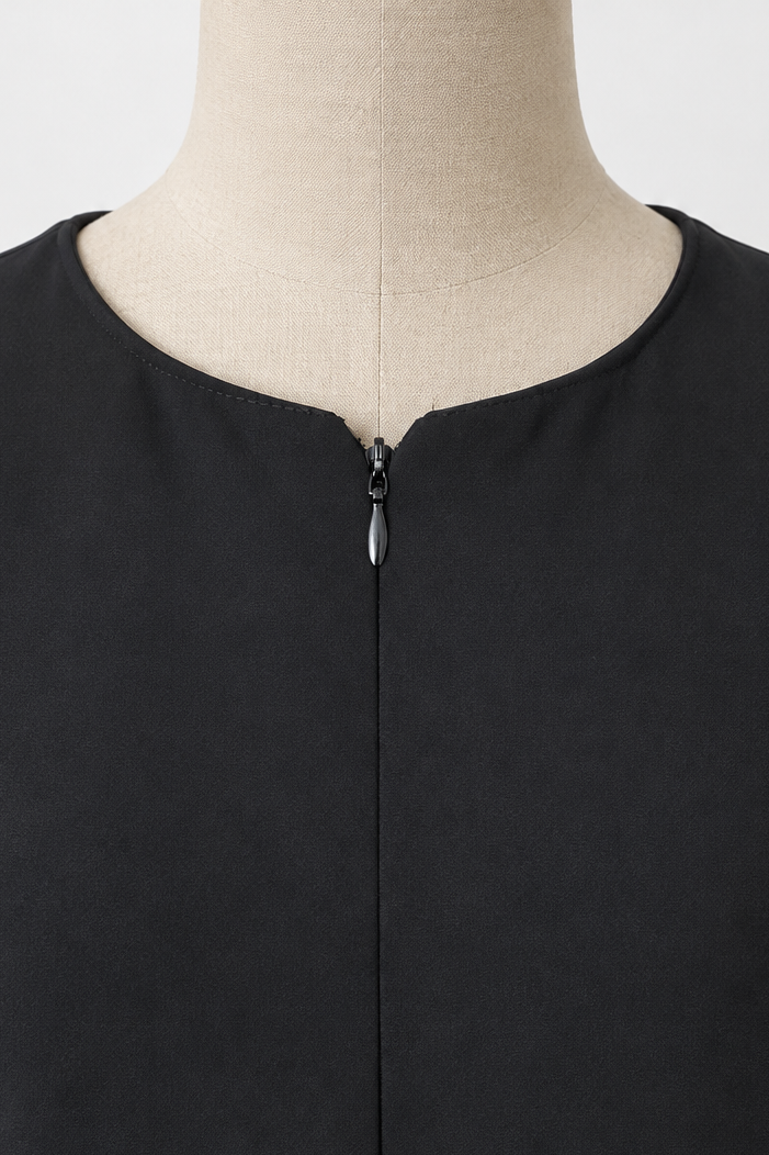 Tunique Noire Zip